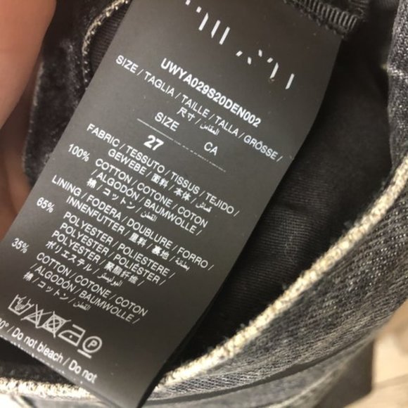 Unravel Project Sz 27 Distressed Baggy Jeans - Picture 8 of 9